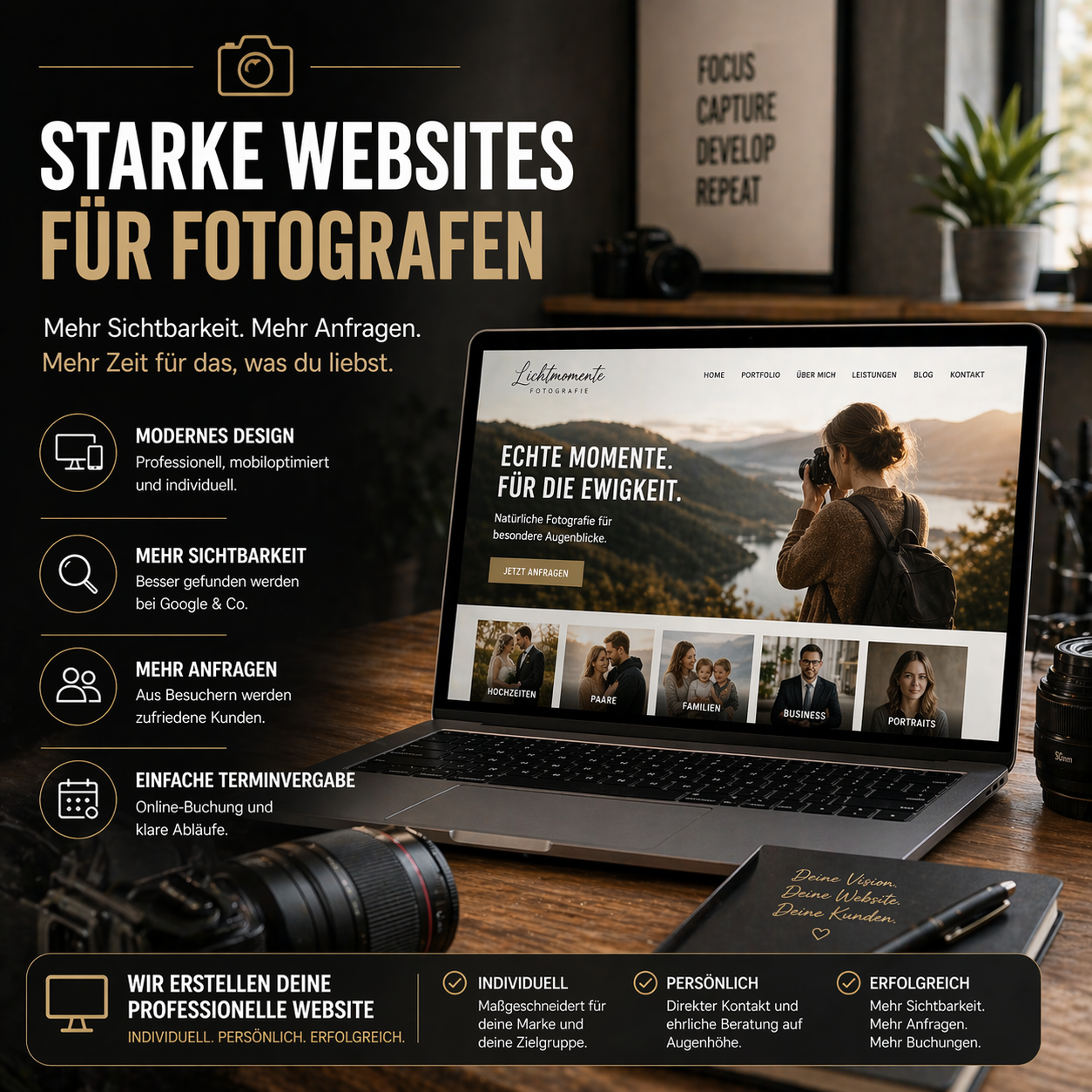 Beispielprojekt Fotograf Webseite